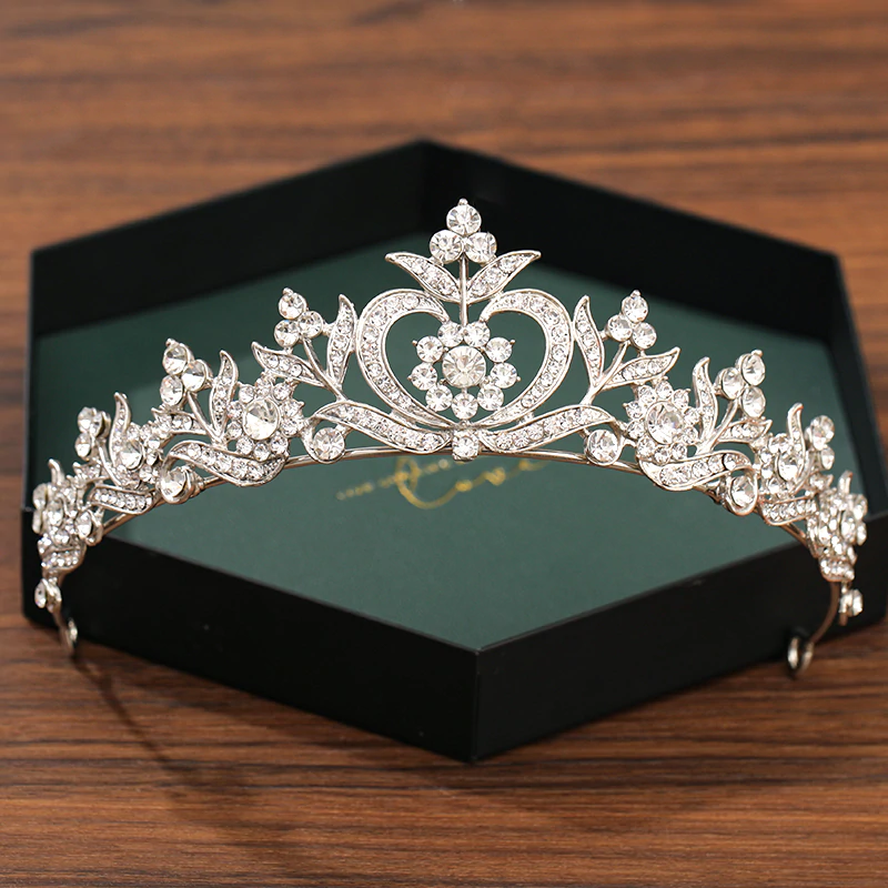 Crystal Apple shaped diamante tiara